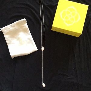 Kendra Scott Necklace Pearl  and Silver